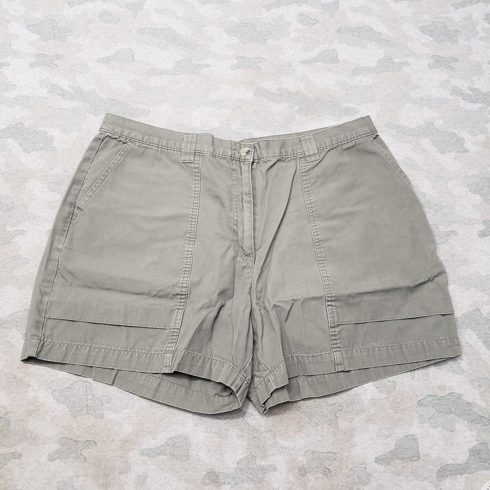 Woolrich Shorts Womens 13 Gray Pockets Outdoors Hiking Camp Trail‎ Travel